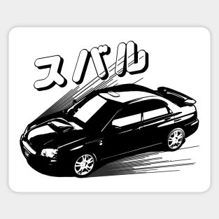 Subaru WRX Manga Sticker